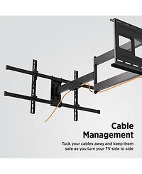 ProMounts Premium Full Motion Tv Wall Mount with 40 Inch Extension Long Arm for TVs for 32-80 Inch