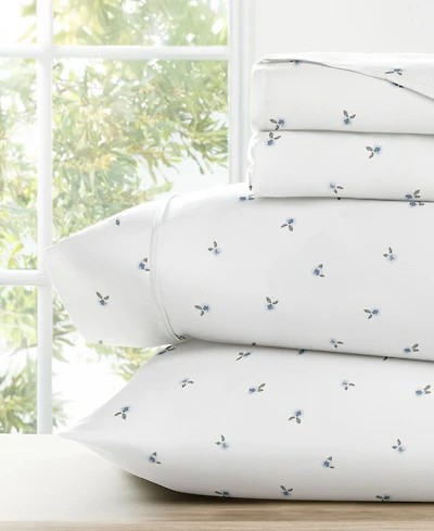 Kaycie Gray Printed Microfiber 4-Pc. Sheet Set, Full