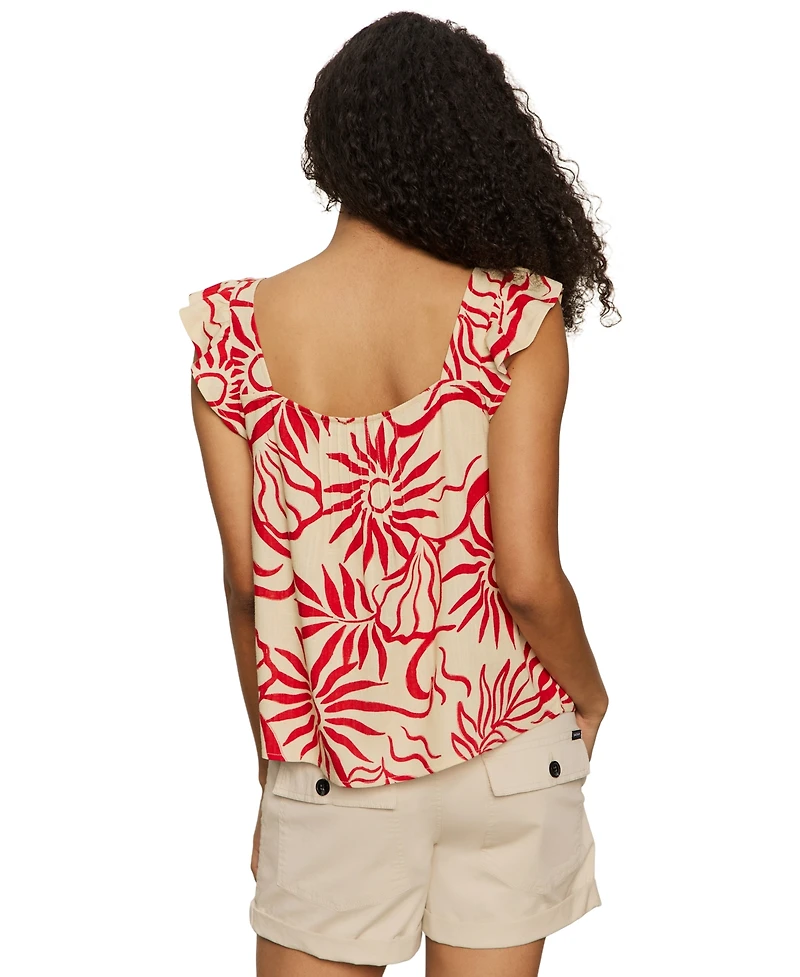 Sanctuary Women's The Time Off Printed Sleeveless Top
