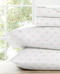 Kaycie Gray Printed Microfiber 4-Pc. Sheet Set, Full