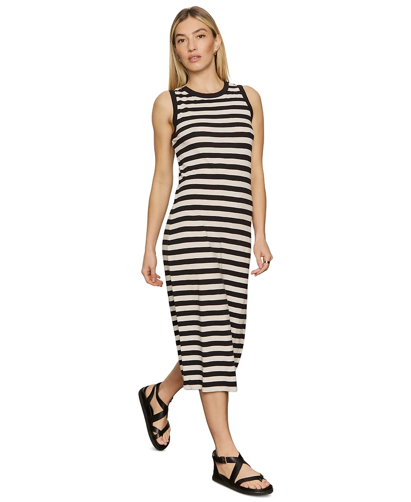 Sanctuary Women's Striped Sleeveless Midi Dress