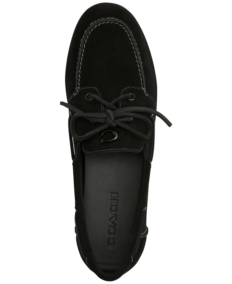 Coach Women's Sculpted C Boat Shoe Flats