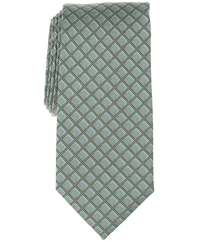 Perry Ellis Men's Buttaro Grid-Pattern Tie