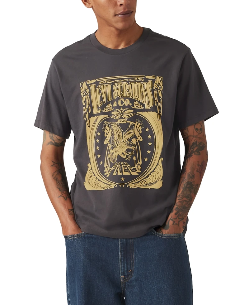 Levi's Men's Classic Short Sleeve Graphic Crewneck T-Shirt