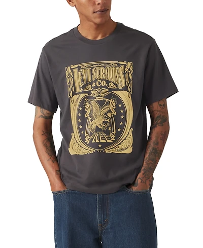 Levi's Men's Classic Short Sleeve Graphic Crewneck T-Shirt