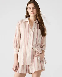 Steve Madden Women's Marguerite Striped Pull-On Shorts