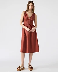 Steve Madden Women's Kassie Cotton Midi Dress