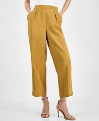 Anne Klein Women's Pull-On Wide-Leg Ankle Pants