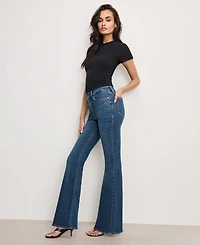 Good American Women's Legs Flare Jeans