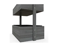 4 Tier Vertical Wooden Planter Box Raised Bed