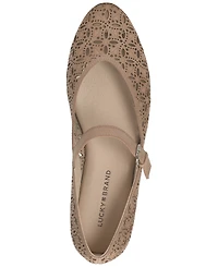 Lucky Brand Women's Cyrena Eyelet Mary Jane Ballet Flats