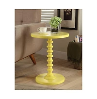 Round Solid Wood End Table – Sturdy and Stylish Furniture for Any Room