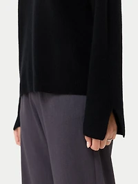 Gobi Cashmere Women's Split-Sleeve Sweater