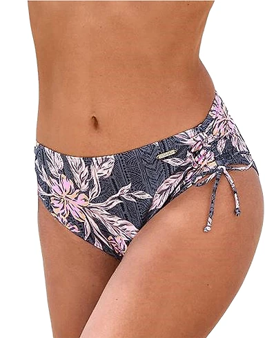 Lascana Women's Mix Print Mid Rise Bikini Swimsuit Bottom