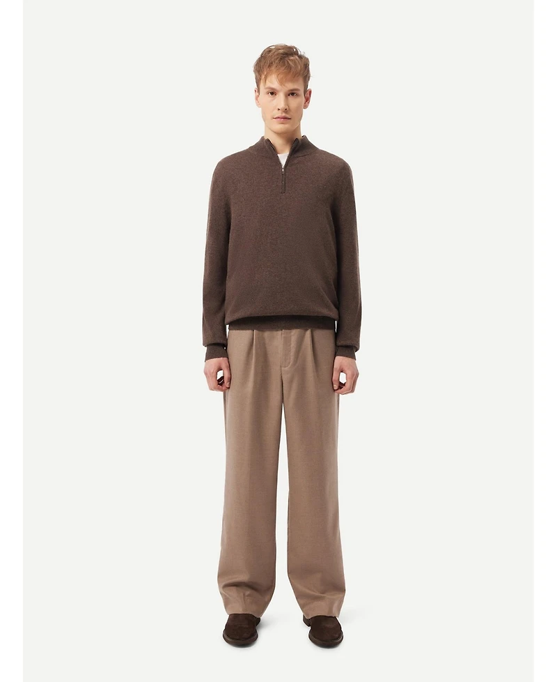 Gobi Cashmere Men's Half-Zip Sweater