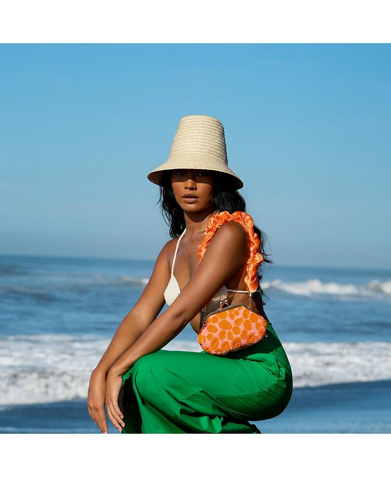 Brunna.co Margo Palm Straw Hat Beige
