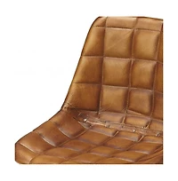 Faux Leather Tufted Side Chair for Dining Room or Office Seating