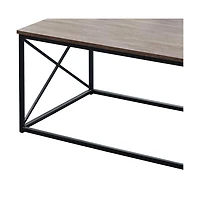 Set of Three Metal Coffee Tables for Modern Living Room Decor