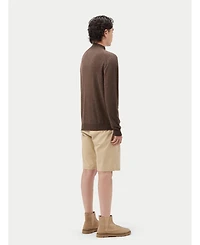 Gobi Cashmere Men's Full Zip Stand Collar Cardigan