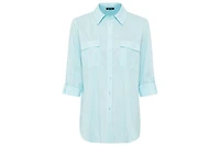 Olsen Women's Long Sleeve Stripe Shirt