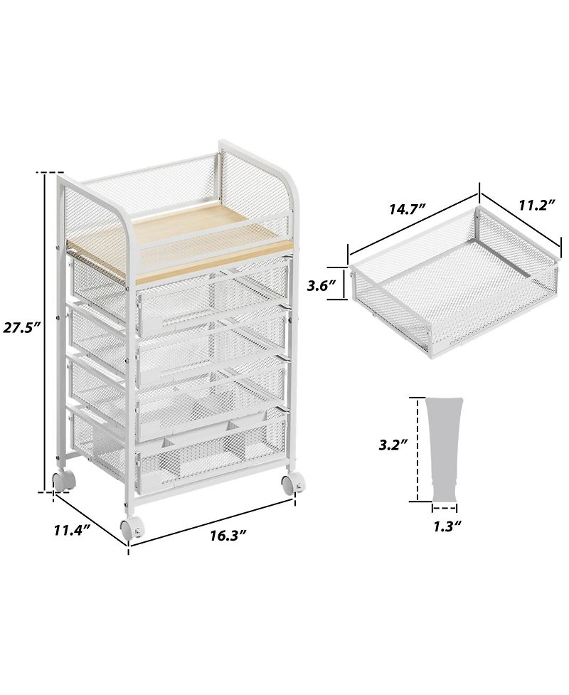 Makeup Organizer with Drawers, Skincare Storage
