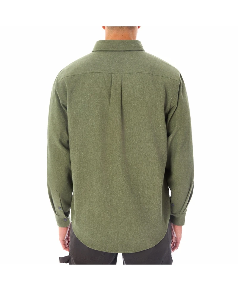 Smith's Workwear Men's Long Sleeve Extra Heavyweight Chamois Flannel Shirt