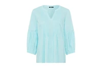 Olsen Women's Linen Blend Boho Blouse