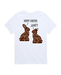 Hybrid Toddler Boys Happy Easter What Graphic T-Shirt