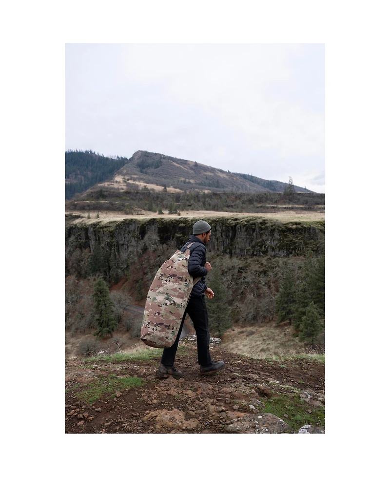 Stansport Top Load Canvas Deluxe Duffel Bag - Camo - 42" x 12" x 12"