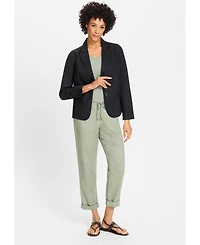 Olsen Women's Cotton Linen Blazer