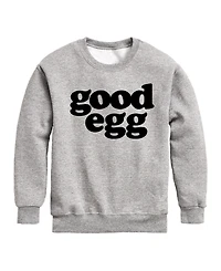 Hybrid Toddler Boys Easter Good Egg Graphic Fleece Sweatshirt