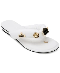 Karl Lagerfeld Paris Women's Ceejay Rue Embellished Sandals