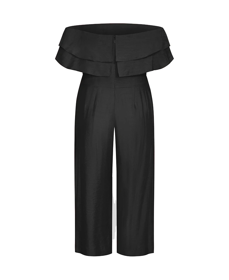 City Chic Plus Poppy Jumpsuit