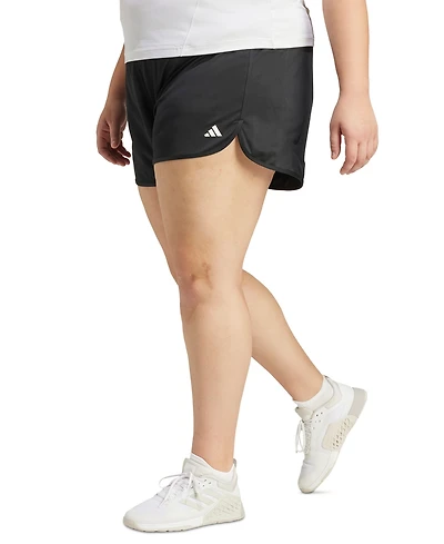 adidas Plus Pacer Essentials Performance High-Rise Shorts