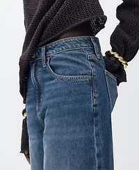 Mango Women's High-Rise Balloon Jeans