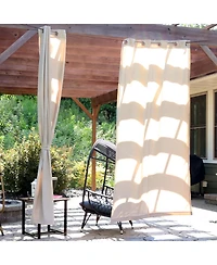 Simple Styles Indoor/Outdoor Curtain Panels with Grommet Tops