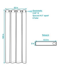 Blackout Curtain Panel with Grommet Top