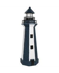 Outdoor Backyard Garden Nautical Lighthouse Solar Led Pathlight Statue Figurine - 36"
