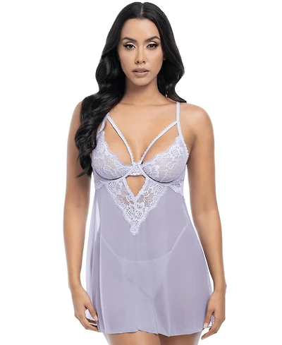 Oh La Cheri Women's Elsie Sheer Babydoll