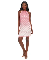 London Times Women's Printed Sleeveless Shift Dress