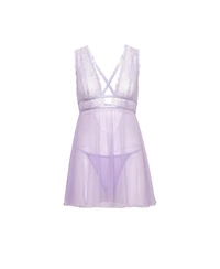 Oh La Cheri Women's Stassi Sheer Babydoll