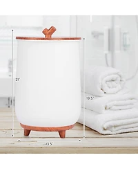23L Large Luxury Bucket-Style Towel Warmer with Fragrant Disc Holder