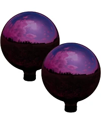 Indoor/Outdoor Reflective Mirrored Surface Garden Gazing Globe Ball with Stemmed Bottom and Rubber Cap