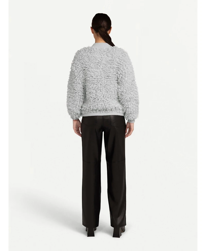 Gobi Cashmere Women's Loop-Stitch Cardigan