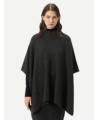 Gobi Cashmere Women's Rib-Knit Cashmere Poncho