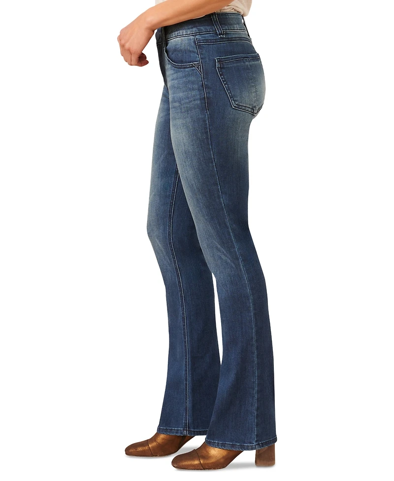 Democracy Petite Mid-Rise "Ab"solution Bootcut Jeans