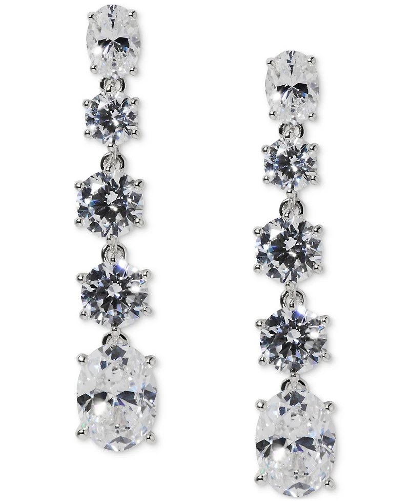 Eliot Danori Stone Linear Drop Earrings, Exclusively at Macy's