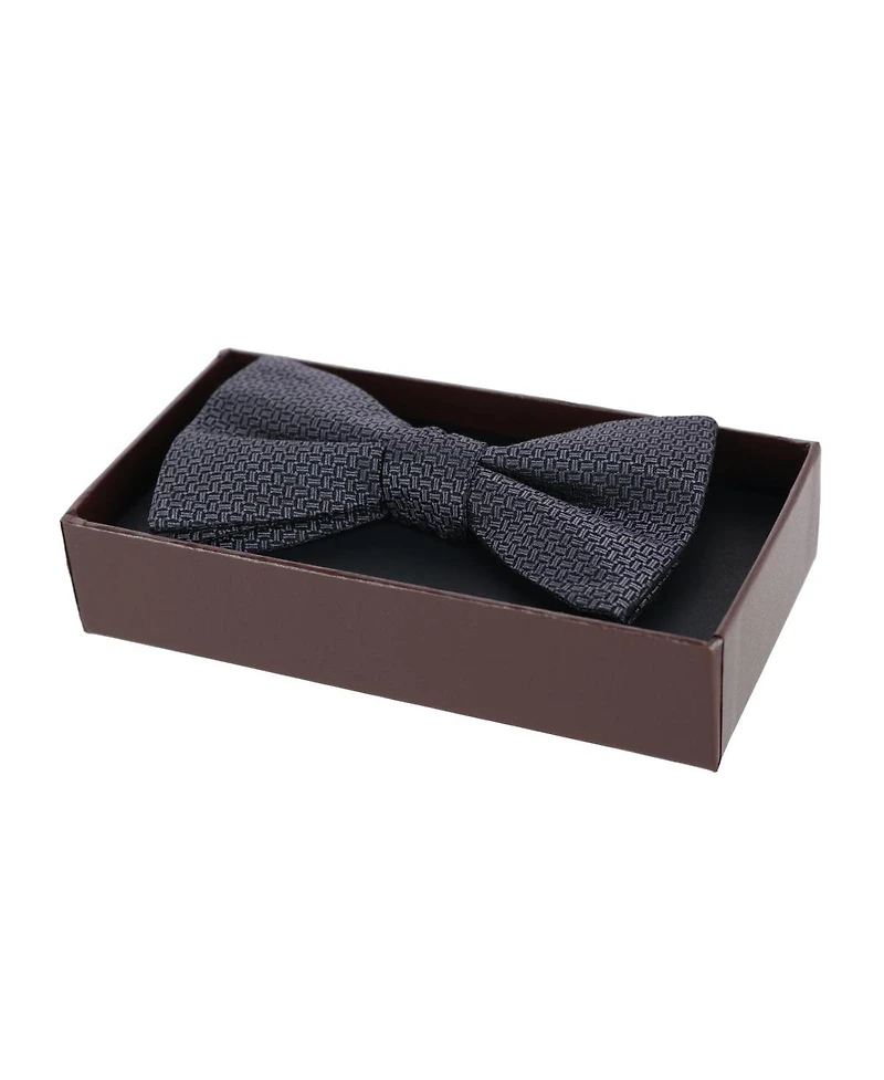 Trafalgar Men's The Monte Bello Interlocked Silk Bow Tie