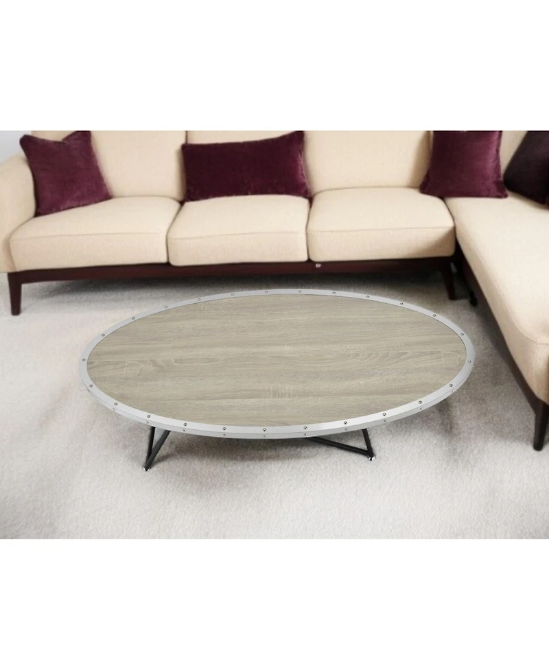 Iron Round Coffee Table – Sleek and Durable Design