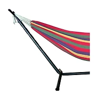 Regatta Stripe Two Person Hammock With Stand